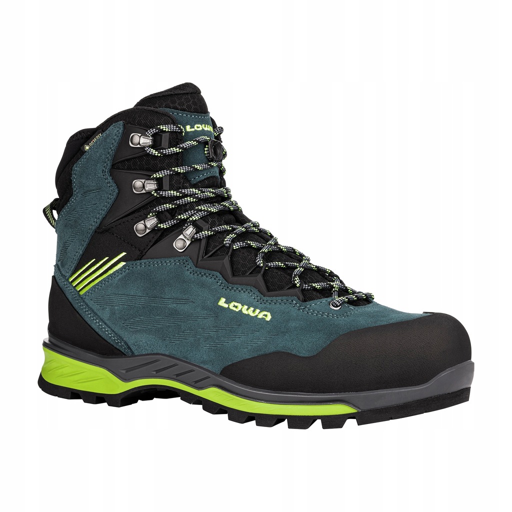 Buty wysokogórskie męskie LOWA Cadin II GTX Mid steel blue/lime 41.5 EU