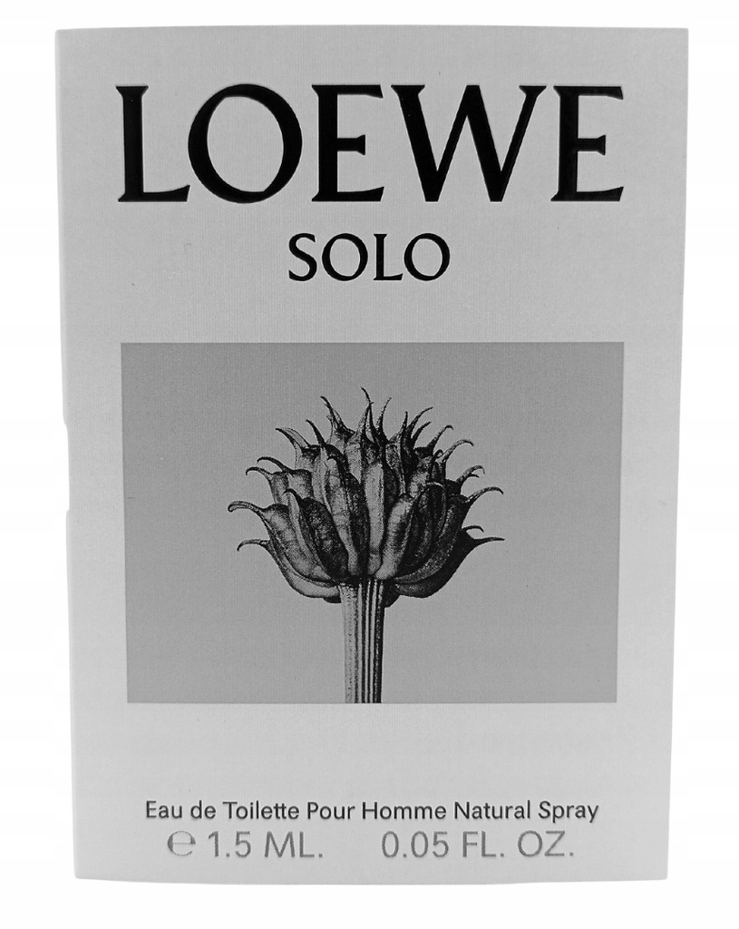 Loewe SOLO POUR HOMME woda toaletowa 1,5 ml PRÓBKA