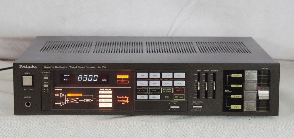 Amplituner Technics SA-350 , sprawny