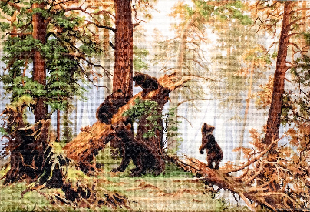 Luca-S Morgen in einem sosnowy zestaw do haftu