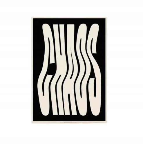 Minimalistyczny Plakat – Stylowy Chaos