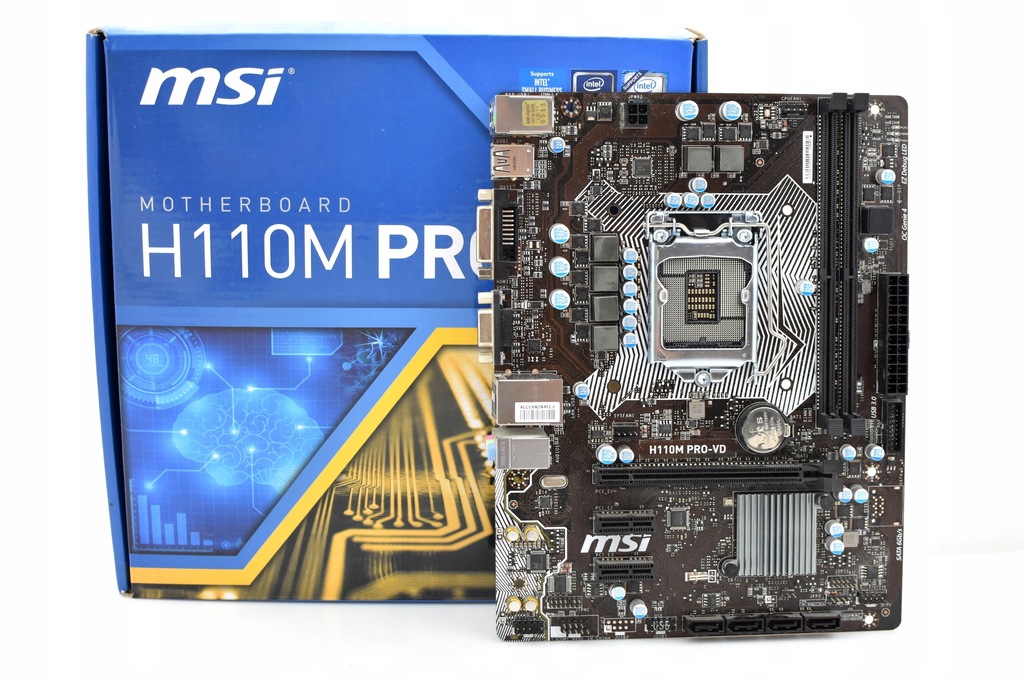 Купить Материнская плата MSI H110M PRO-VD BOX SHOP: отзывы, фото, характеристики в интерне-магазине Aredi.ru