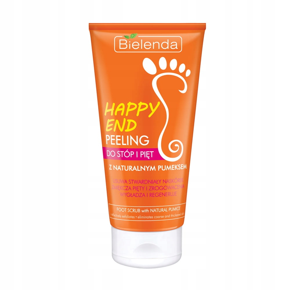 Happy End peeling do stóp i pięt z naturalnym pume