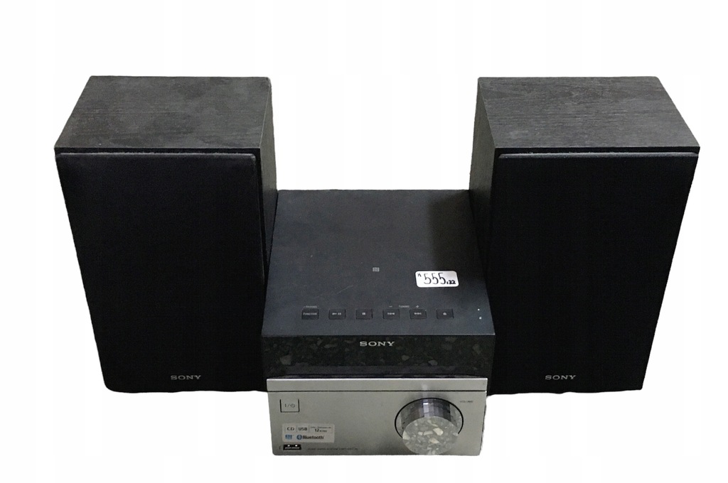 WIEŻA SONY CMTSBT20B + GŁOŚNIKI SSSBT20, K555/22 12273632364