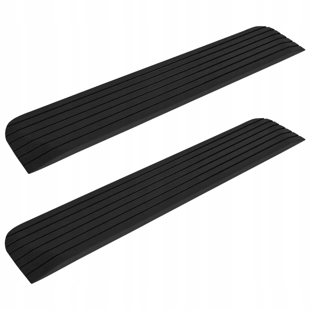 Rampy progowe 2 szt. 110x21x2,5 cm gumowe