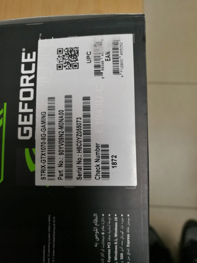 Купить КАРТА ASUS GeForce GTX 1070 STRIX 8 ГБ GDDR5 RGB: отзывы, фото, характеристики в интерне-магазине Aredi.ru