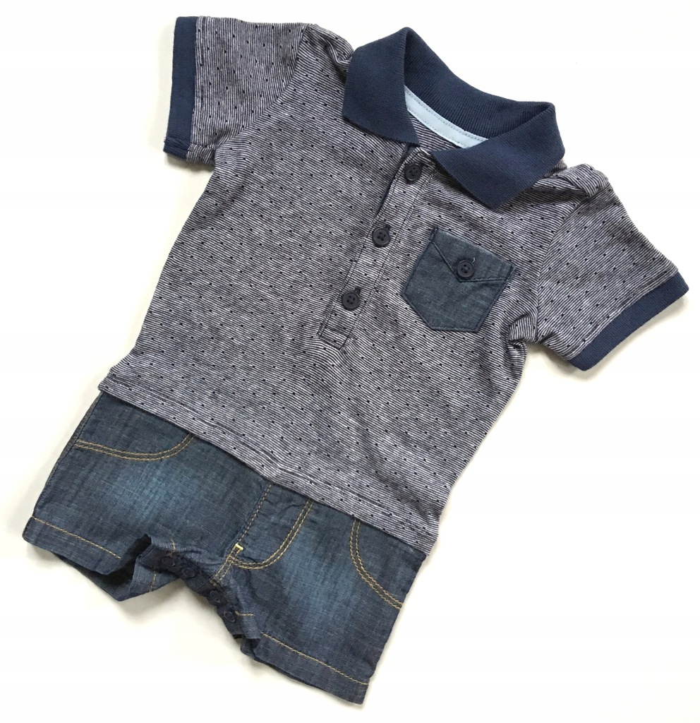 GEORGE rampers jeans 56/62 0-3m