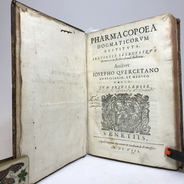 Pharmacopea - 1608 rok POLSKI WĄTEK jak w opisie