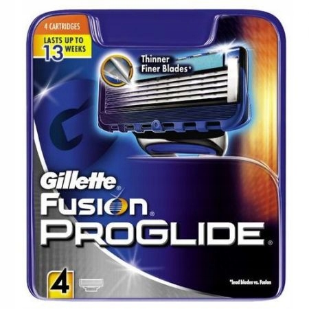 Gillette Fusion ProGlide Wkłady Ostrza 4 szt.