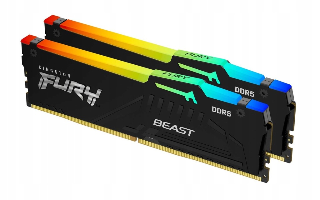 Pamięć DDR5 Fury Beast RGB 32GB2*16GB/5600 CL40