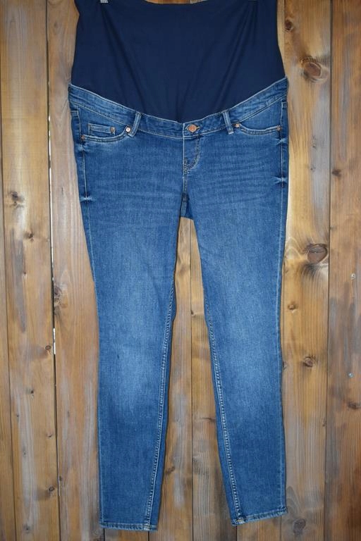 H&M MAMA Skinny Rurki Ciążowe Jeansy L 40