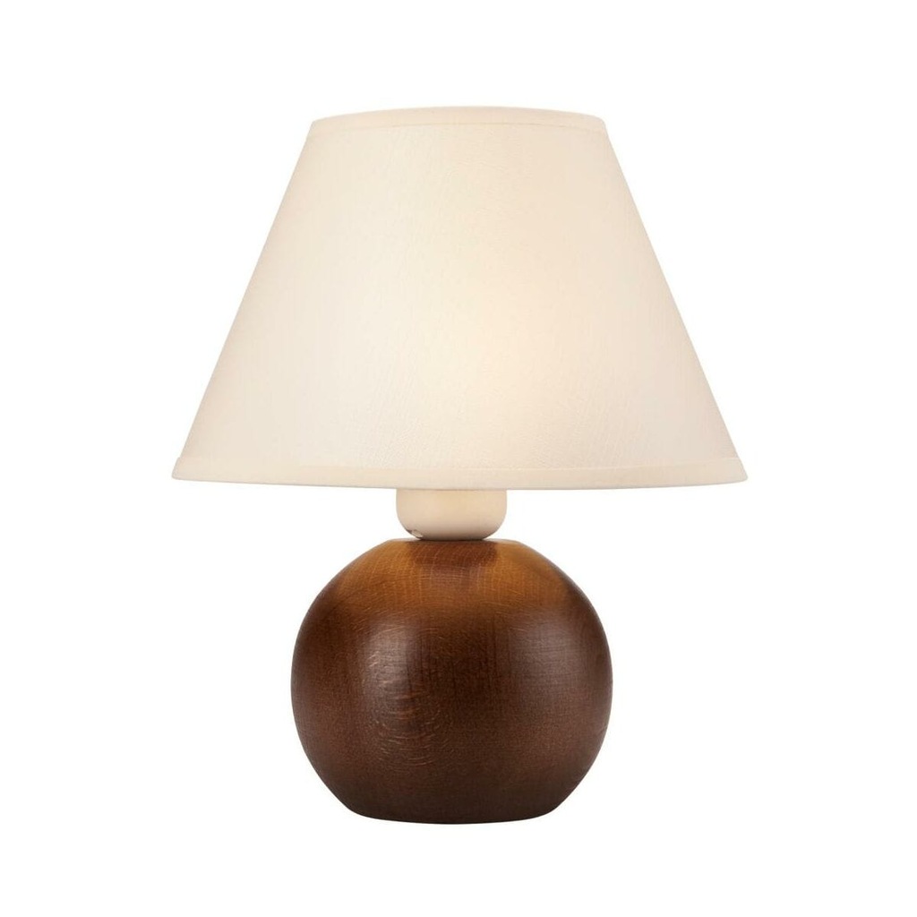LAMPKA STOŁOWA BIURKOWA LAMKUR BALL 33099 CZARNY / KREMOWY