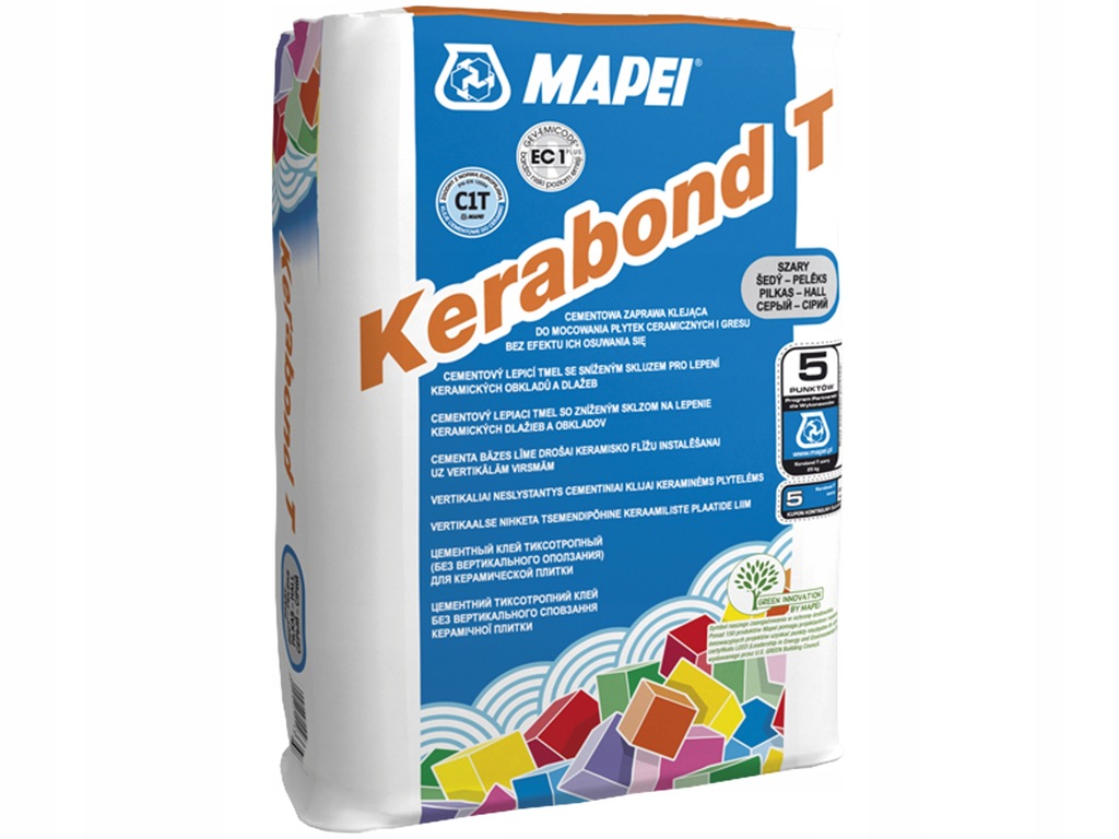 Mapei Kerabond T klej do płytek szary 25kg