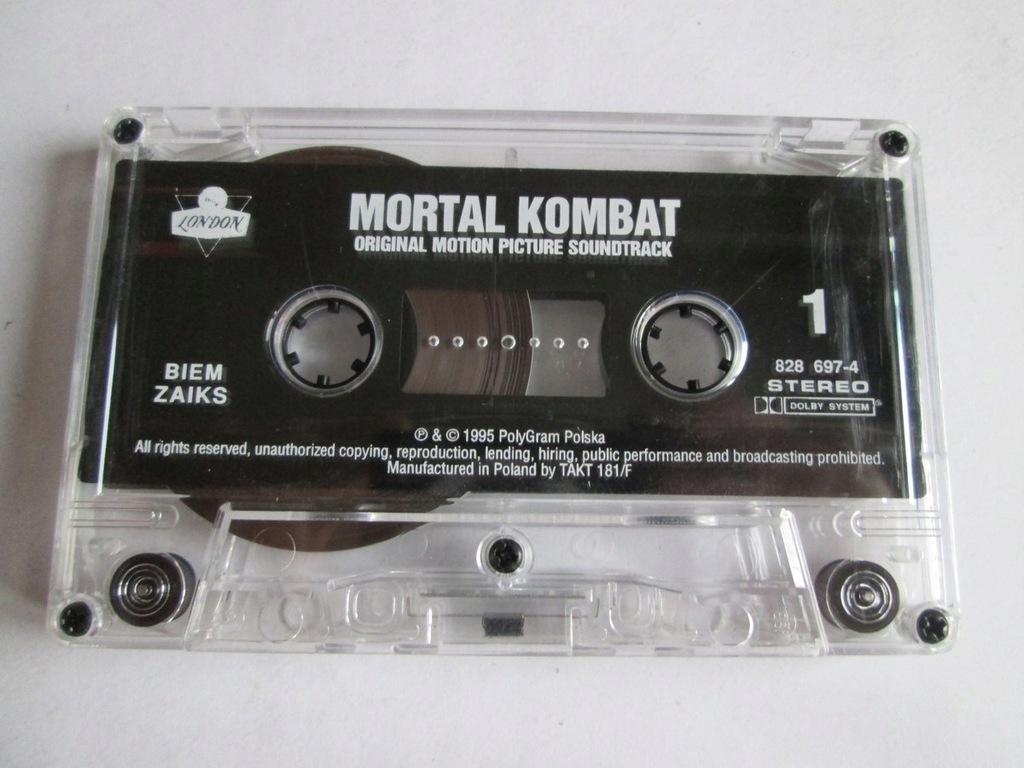 Купить Кассета с саундтреком Mortal Kombat 1995 /Napalm Death: отзывы, фото, характеристики в интерне-магазине Aredi.ru