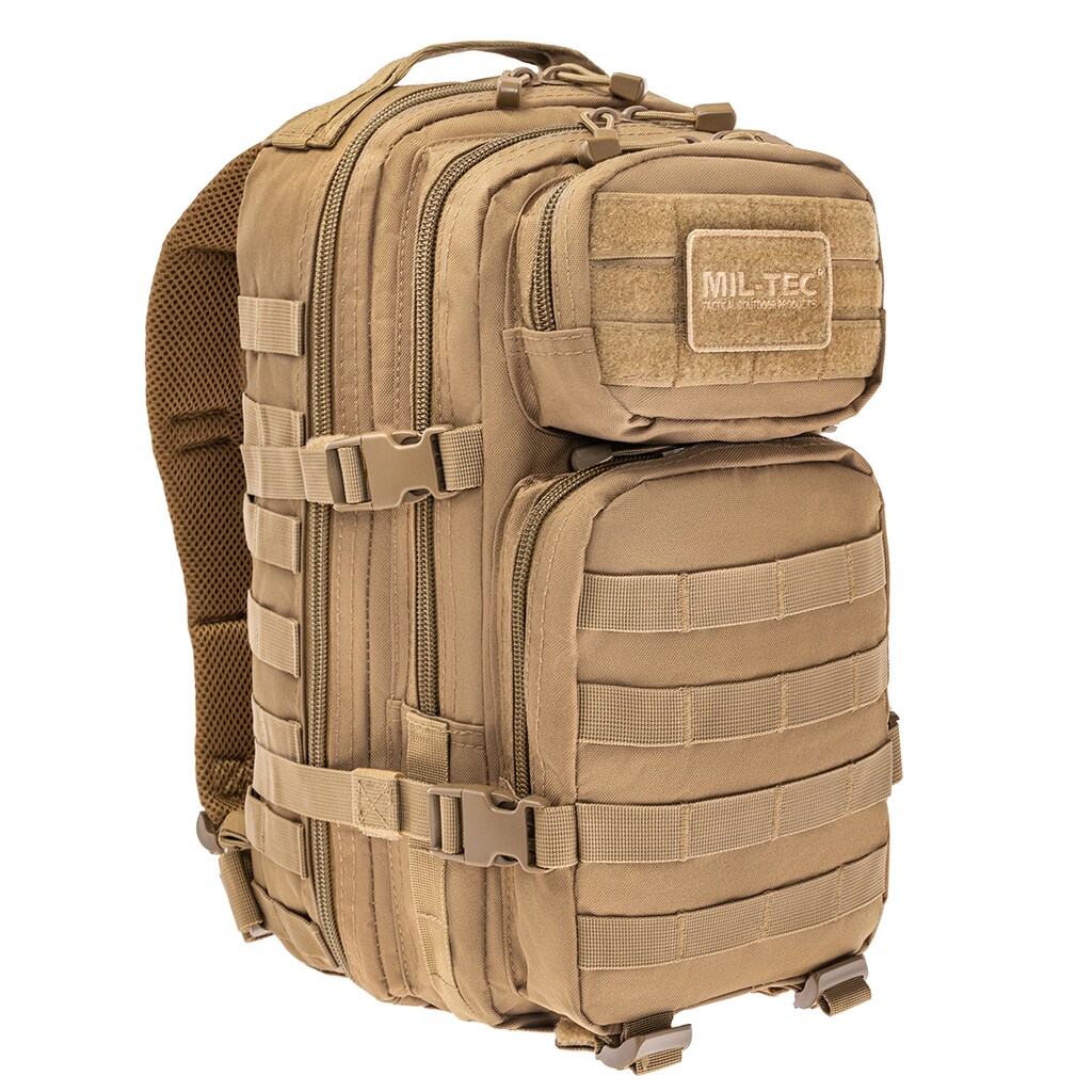 Plecak wojskowy taktyczny Mil-Tec Assault Pack Small 20 l - Coyote Brązowy