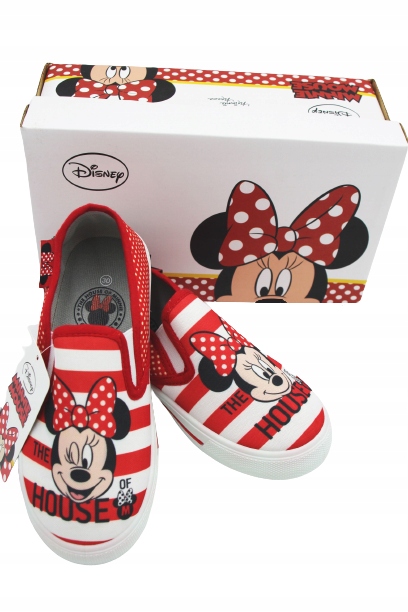 Minnie Mouse 21,5cm trampki, slip-on r. 33