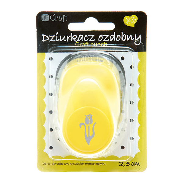 Dziurkacz Craft ozdobny 2,5cm Tulipan 3