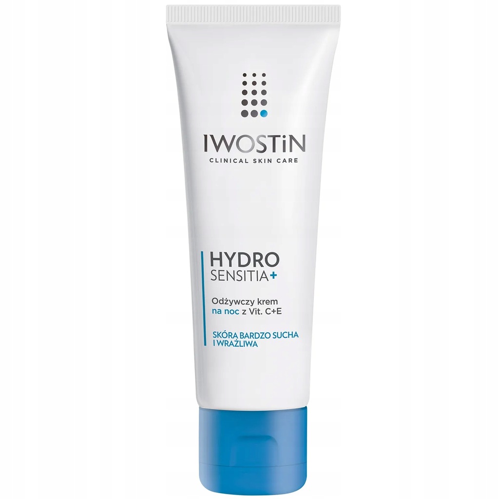 IWOSTIN HYDRO SENSITIA Krem na noc z wit.C+E 50ml