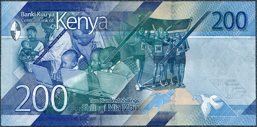 Купить Кения - 200 шиллингов 2019 года * UNC * новая серия: отзывы, фото, характеристики в интерне-магазине Aredi.ru
