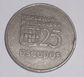25 escudos Portugalia Republica Portuguesa 1981 r