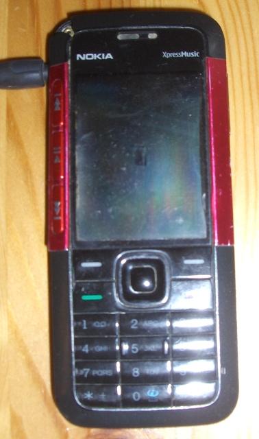 Nokia 5310 XpressMusic używana zniszczona działa