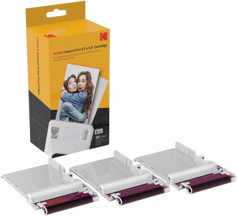 Kodak Instant Print 2,1x3,4'' 30szt papier Cartridge Mini shot Instant