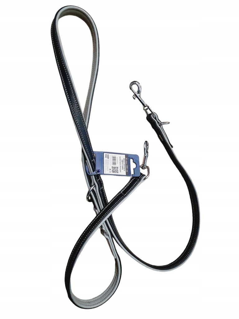 Smycz przepinana Dino skóra 2 m