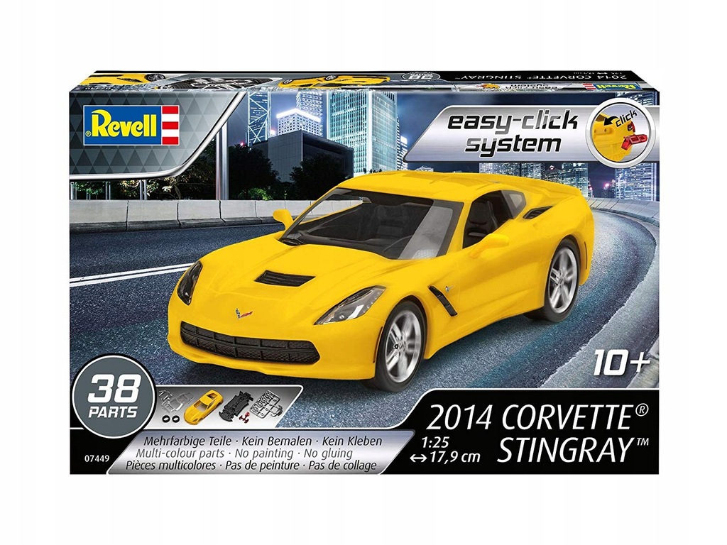Model do składania Corvette Stingray 2014 - REVELL