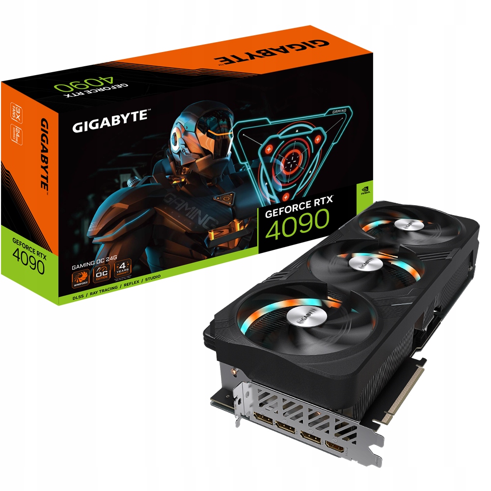 Karta graficzna Gigabyte GeForce RTX 4090 Gaming OC 24 GB | GWAR. 08.2027