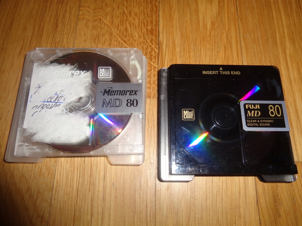 MINIDISC MEMOREX, FUJI 80 9966496354 oficjalne archiwum Allegro