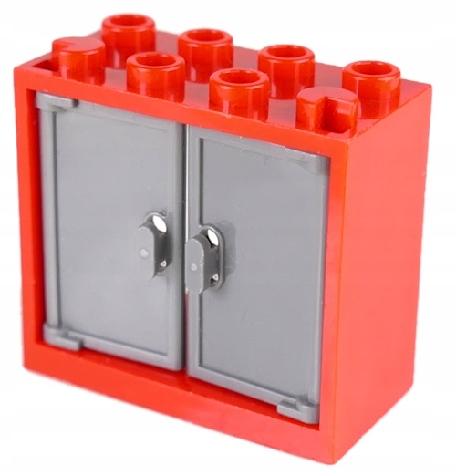 LEGO 60598 CZERWONE OKNO DRZWICZKI 2x4x3