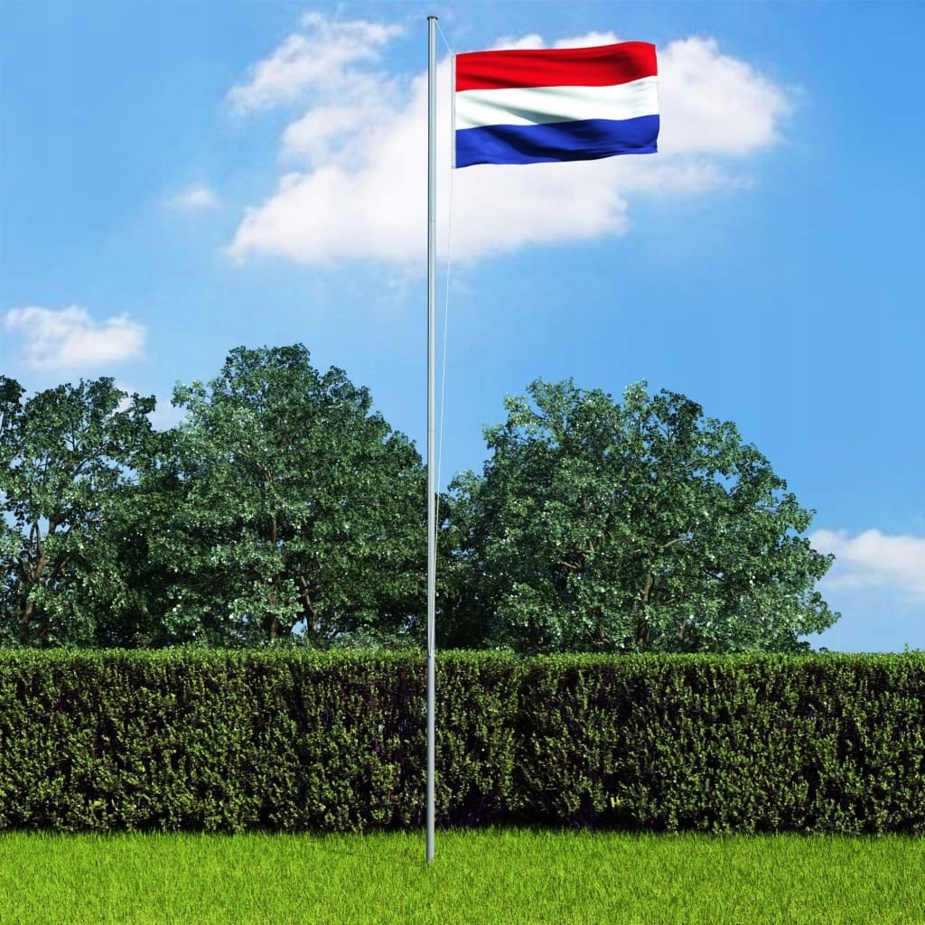 Flaga Holandii z aluminiowym masztem, 6,2 m