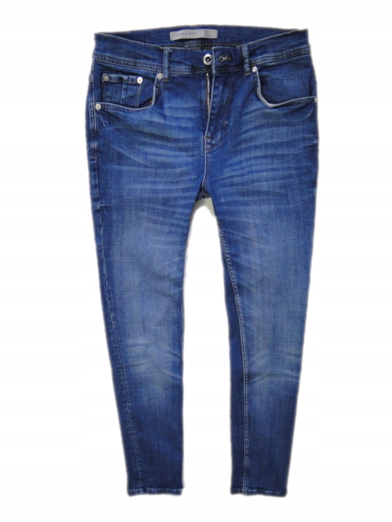 211 ZARA JEANS SPODNIE RURKI STRECZ IDEAŁ W32