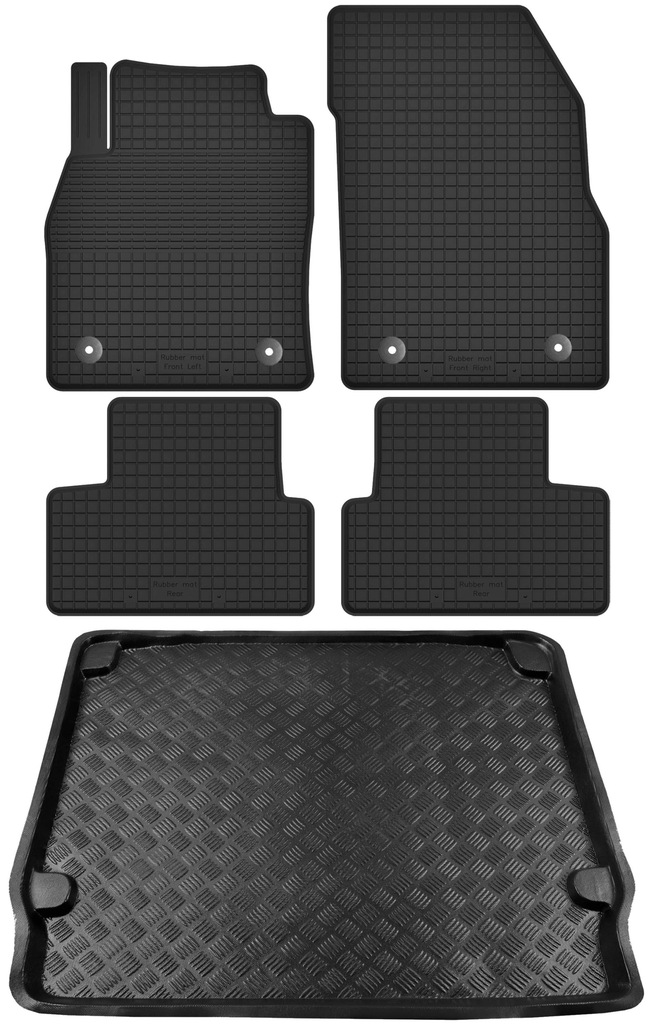 CHEVROLET Cruze komplet mat gumowych+BAGAŻNIK 8505404833