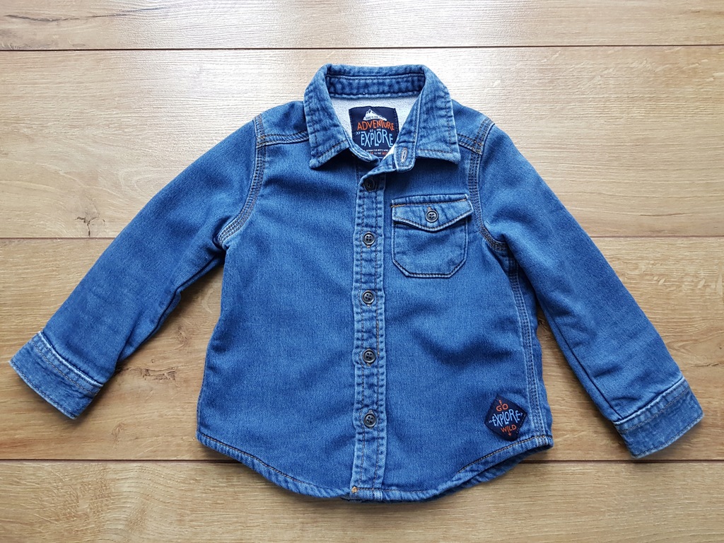 Mothercare chłopięca koszula jeansowa 92 cm