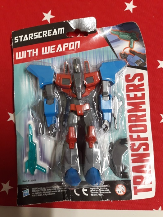 TRANSPORTERS STARSCREAM  WITH WEAPON