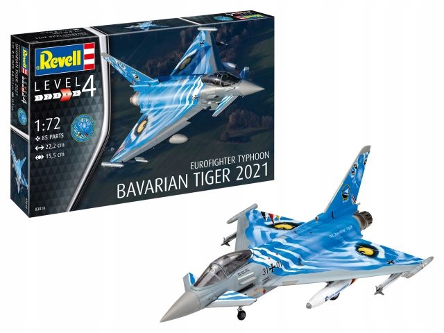 REVELL 03818 - Eurofighter Typhoon Bavarian Tiger