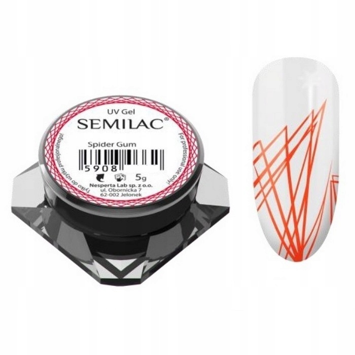 Semilac żel do zdobień Spider Gum Neon Orange 06