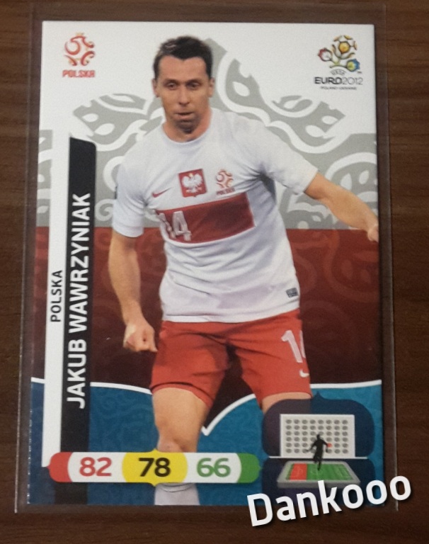 Jakub "KRUL" Wawrzyniak Euro 2012 Polska Panini