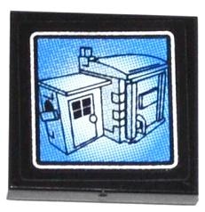 LEGO 2X2 TILE MONITOR 3068bpb0846 60044