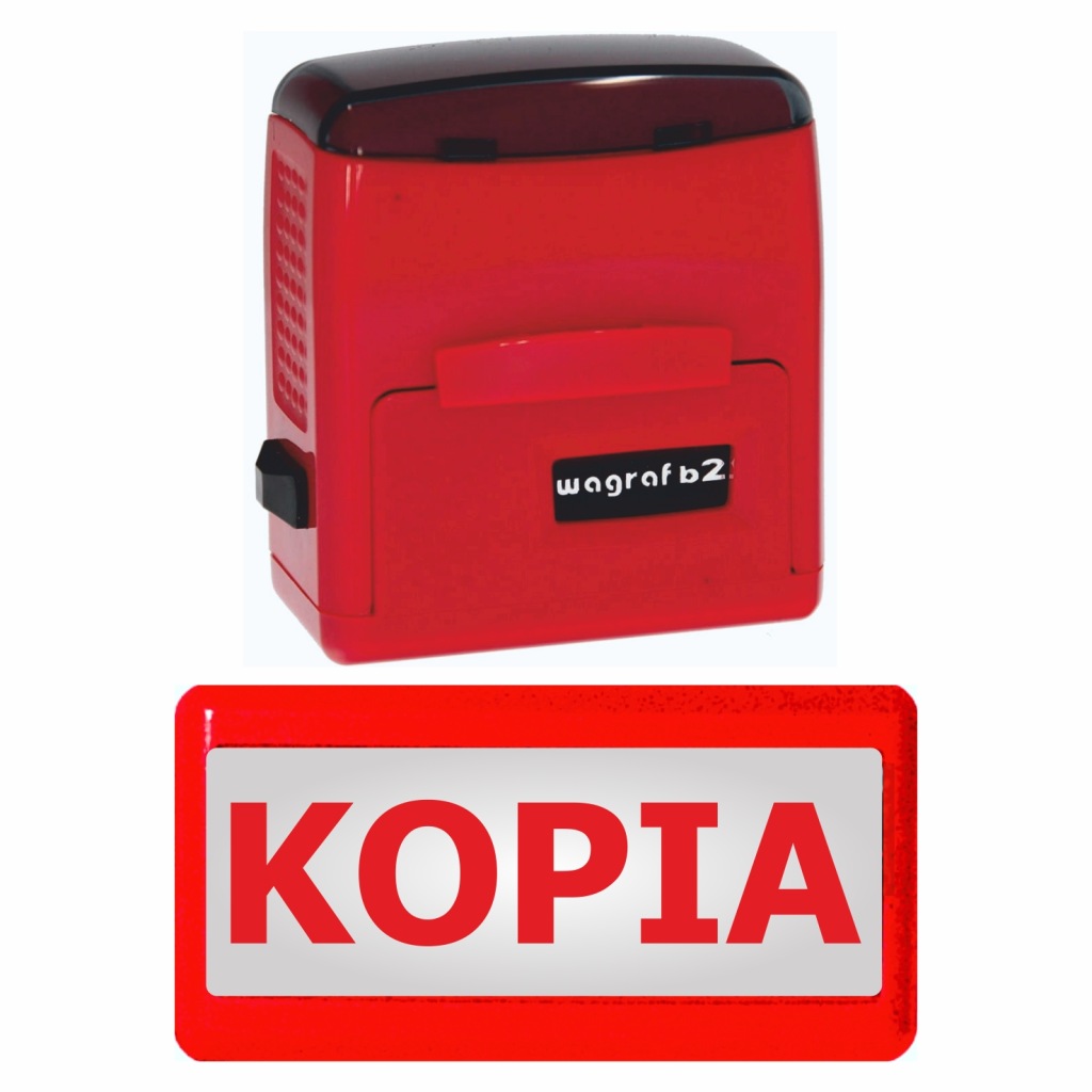 Pieczątka Wagraf B2s - KOPIA - 12 kolorów obudowy