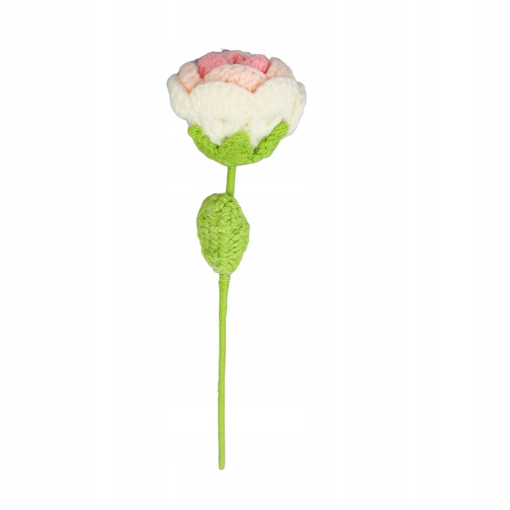 Ręcznie tkany kwiat różowy styl róży Colorfast