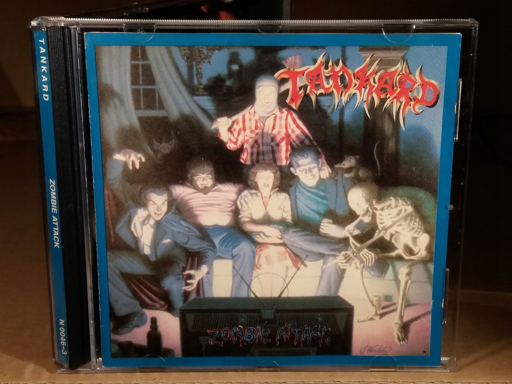TANKARD Zombie Attack CD 1988 Noise International GERMANY