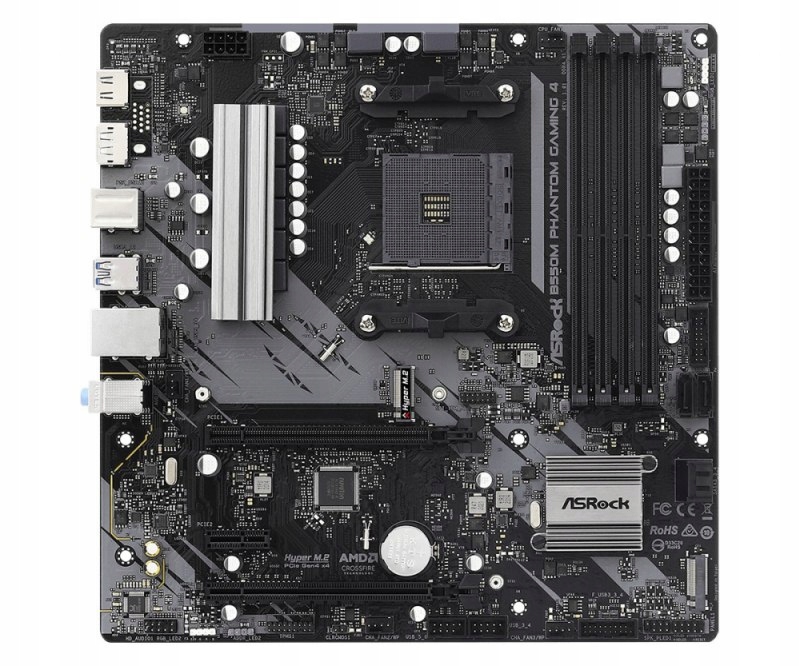 Płyta główna ASROCK B550M PHANTOM GAMING 4 Socket AM4 microATX