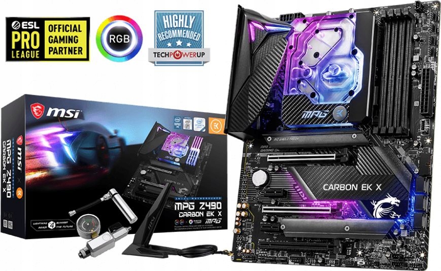 Płyta główna MSI MPG Z490 CARBON EK X Intel BT RGB