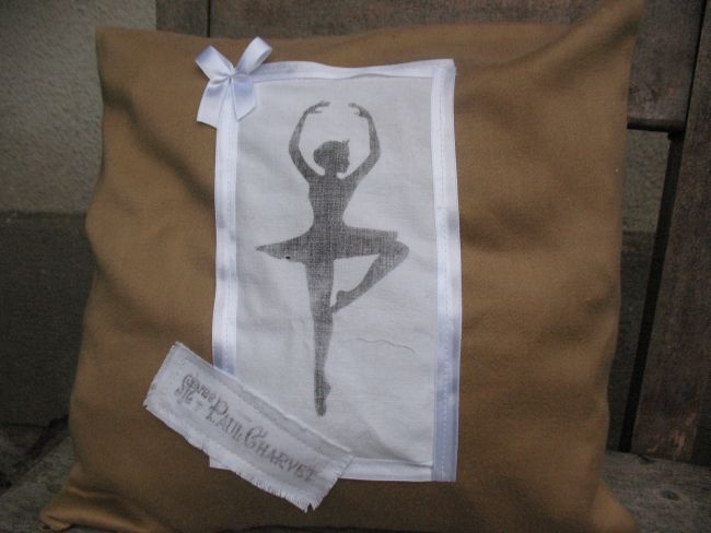 Poszewka na poduszkę baletnica Shabby Chic