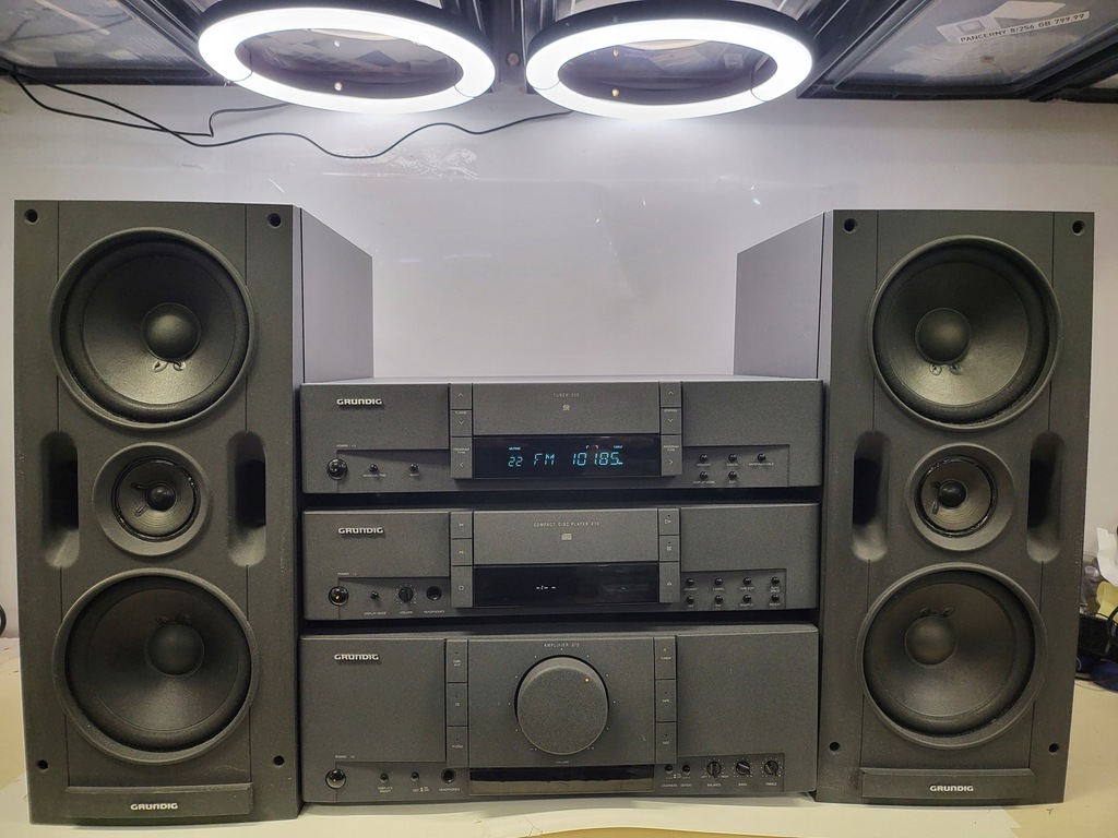 AUDIOFILSKA WIEŻA SEGMENTOWA GRUNDIG !! Mega Komplet