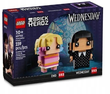 Klocki brickheadz 40750 wednesday i enid