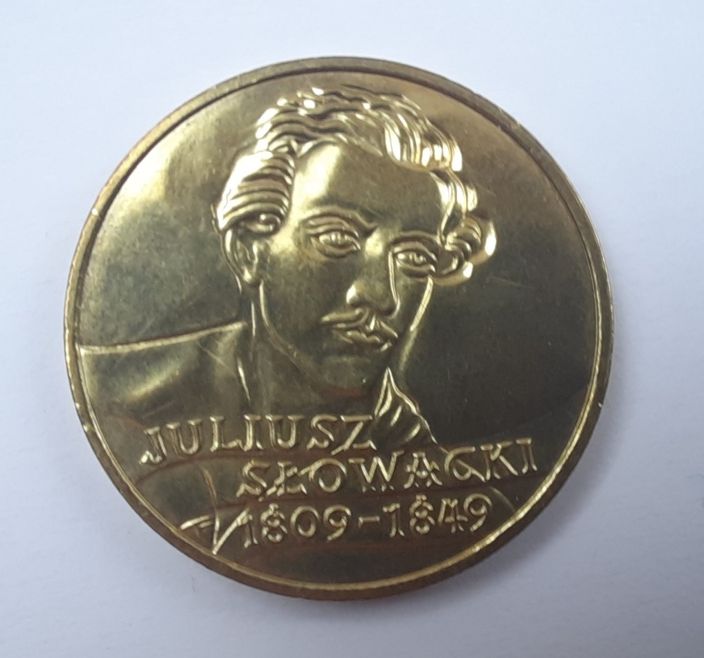 Moneta 2 zł Juliusz Słowacki 1999 r