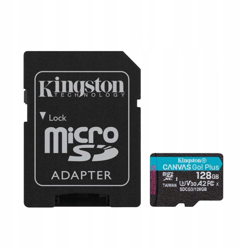 Kingston Canvas Go Plus microSDXC - Karta pamięci 128 GB A2 Class 10 UHS-I